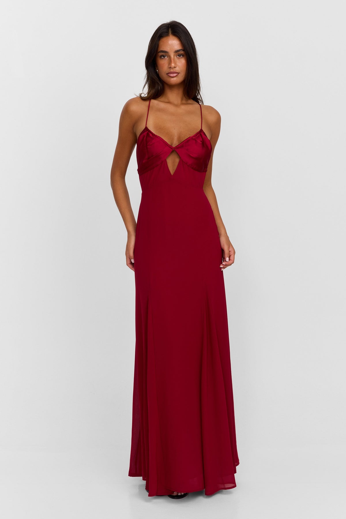 Vestido Electra Maxi – Rojo Impacto