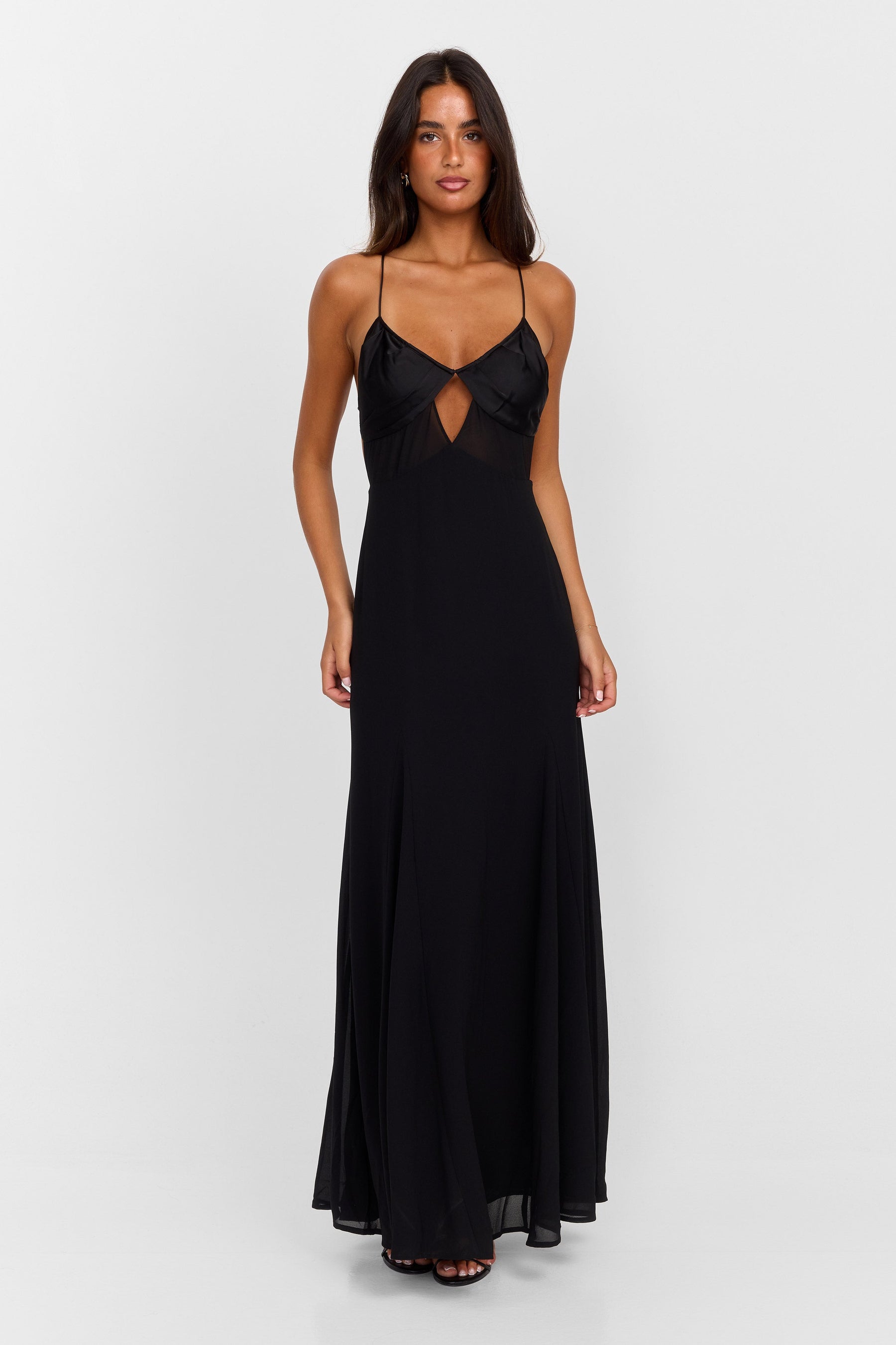 Vestido Electra Maxi – Negro Impacto