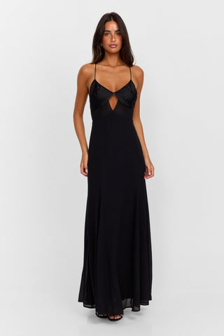 Vestido Electra Maxi – Negro Impacto