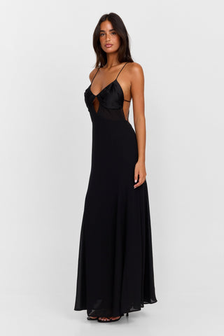 Vestido Electra Maxi – Negro Impacto