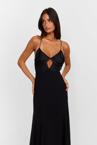 Vestido Electra Maxi – Negro Impacto