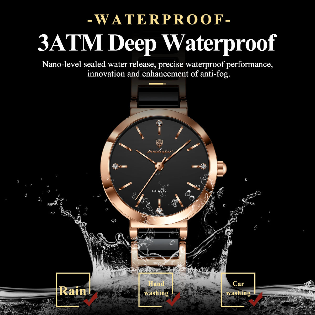 Reloj Crystal Diamond – Estilo Lujo