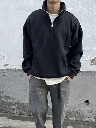 Sudadera Y2K Zip – Cuello Alto