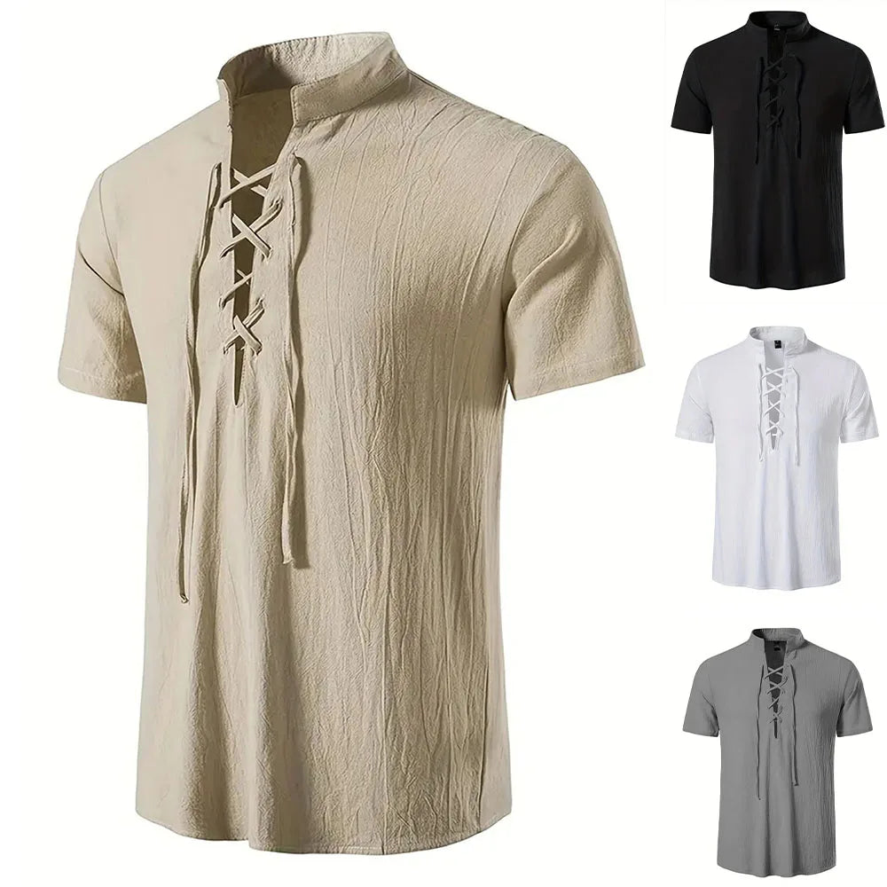 Camisa Linen V – Retro Fit