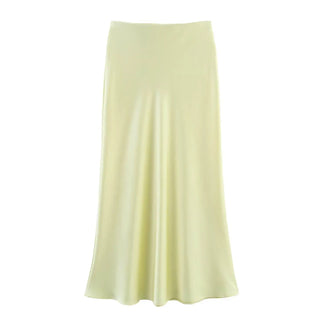 Falda Satin Elegance – Estilo Midi
