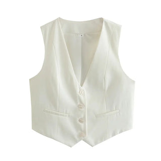 Chaleco Tailored Chic – Estilo Oficina