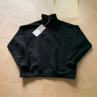 Sudadera Y2K Zip – Cuello Alto