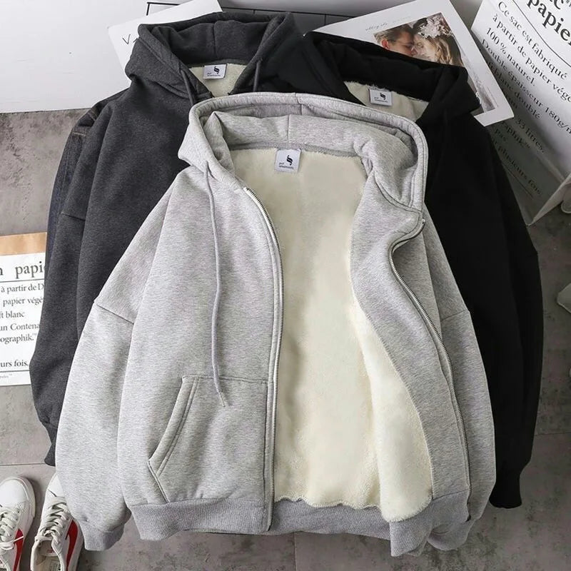 Sudadera Wool Zip – Hoodie Fit