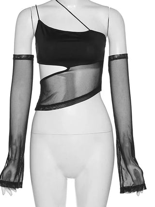 Top Fairy Mesh – Estilo Grunge