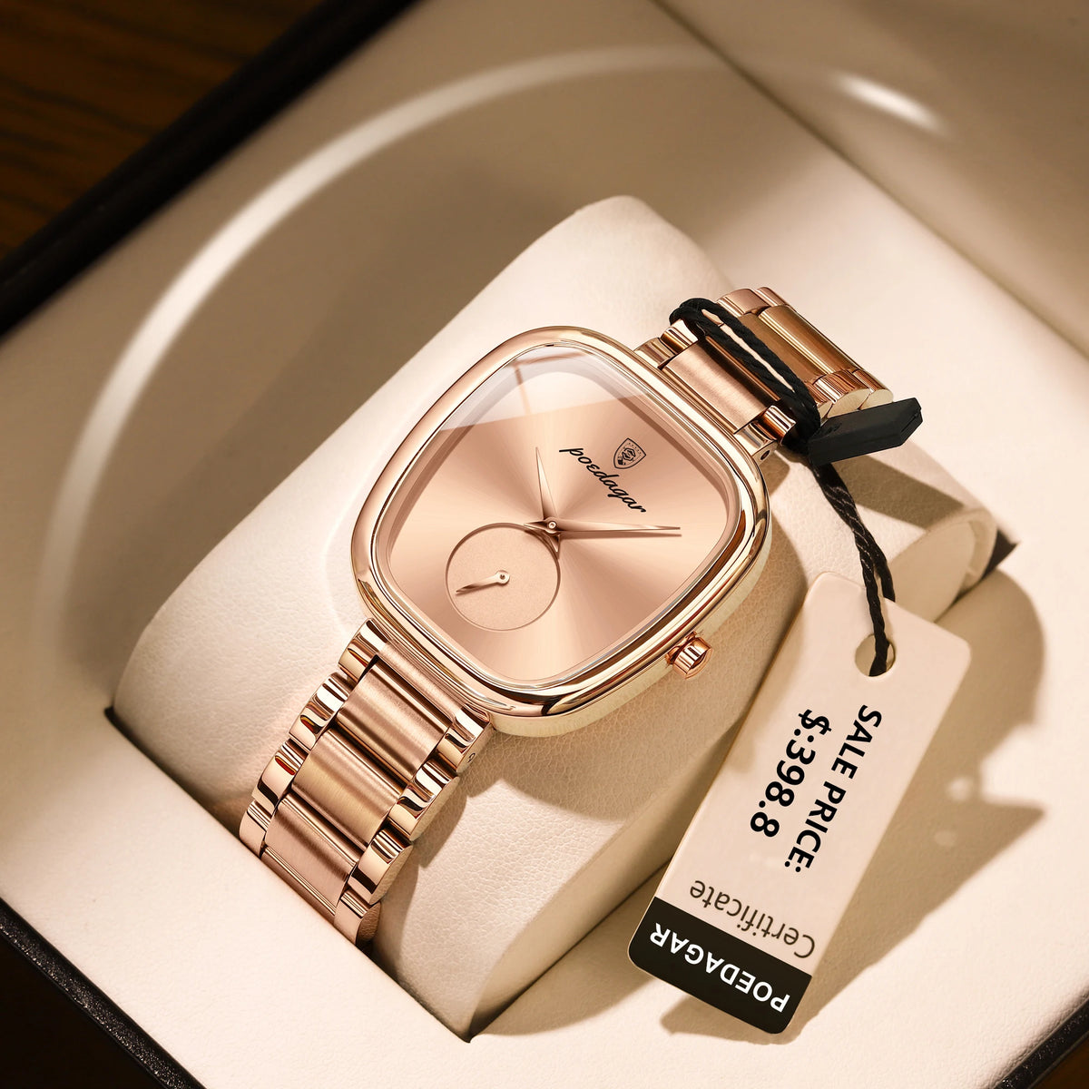 Reloj Elegance Steel – Premium Watch Rosa