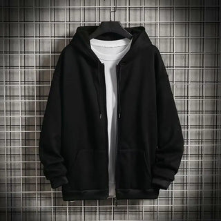 Abrigo Shadow Zip – Hoodie Coat