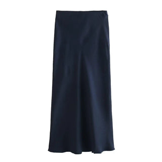 Falda Satin Elegance – Estilo Midi