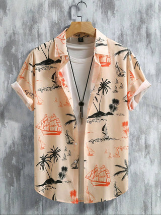 Camisas Coconut Print – Resort Fit