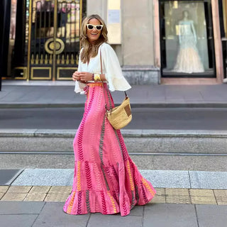 Falda Boho Flow – Estilo Playa