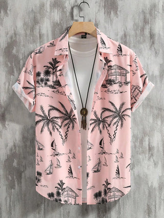 Camisas Coconut Print – Resort Fit