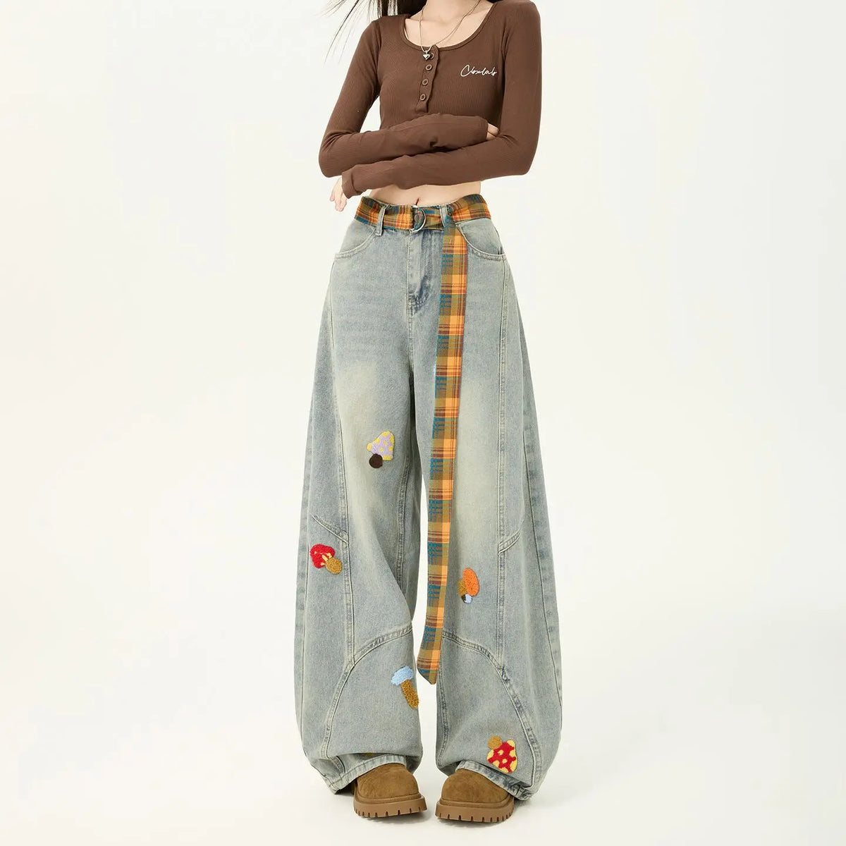 Pantalón Y2K Vintage – Estilo Recto