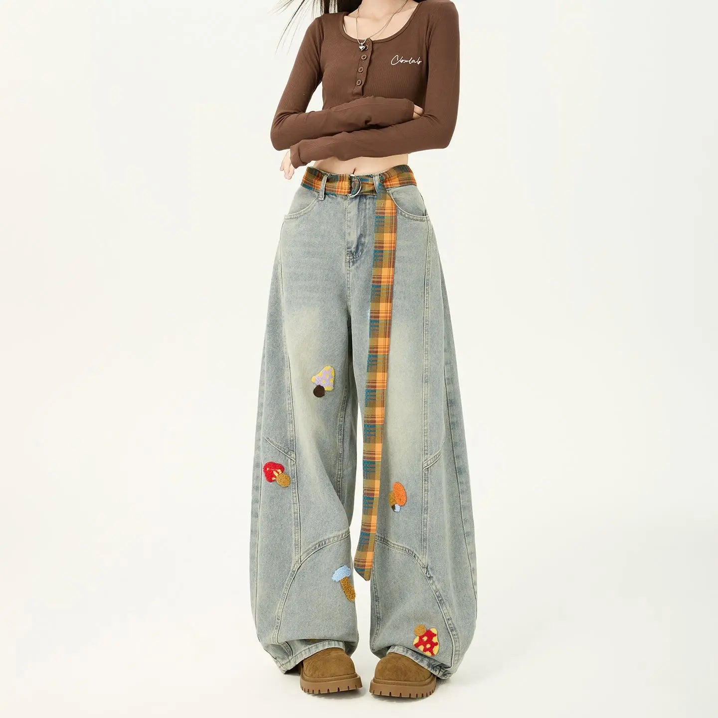 Pantalón Y2K Vintage – Estilo Recto