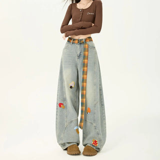 Pantalón Y2K Vintage – Estilo Recto