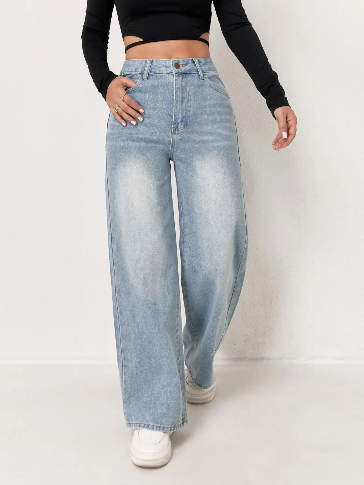 Pantalón Wide Core – Estilo Lavado