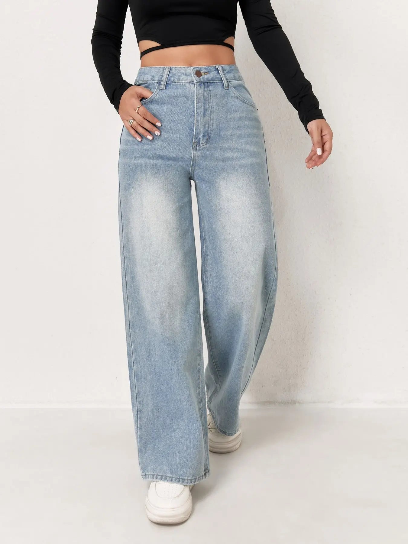 Pantalón Wide Core – Estilo Lavado