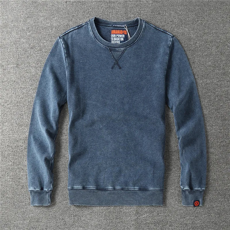 Sudadera Denim Vintage – Heavy Fit