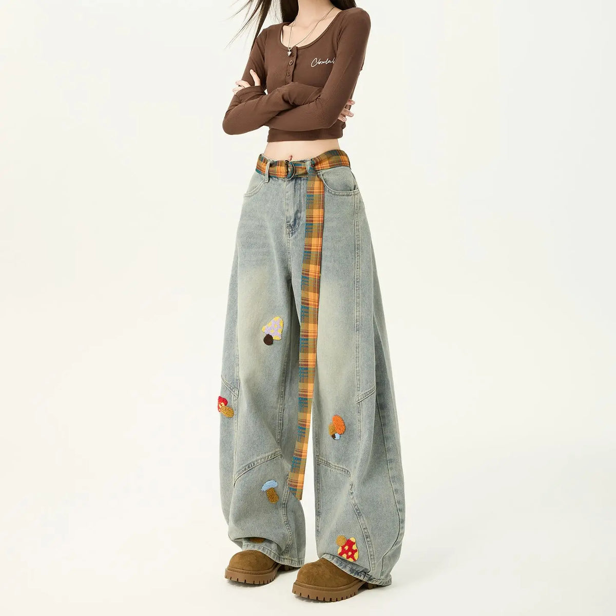 Pantalón Y2K Vintage – Estilo Recto