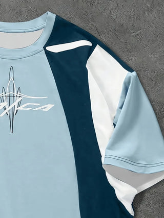 Camiseta Stripe USA – Urban Fit