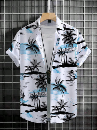 Camisas Coconut Print – Resort Fit