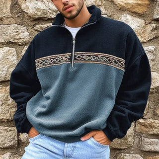 Sudadera Tribal Polar – Oversize Fit