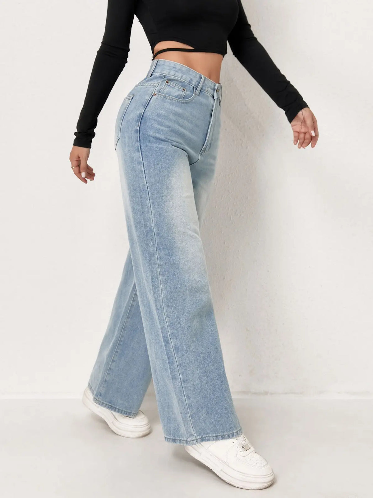 Pantalón Wide Core – Estilo Lavado