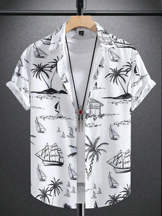 Camisas Coconut Print – Resort Fit