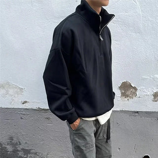 Sudadera Y2K Zip – Cuello Alto