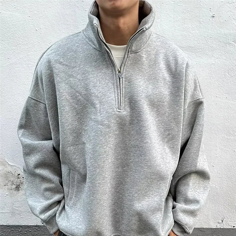 Sudadera Y2K Zip – Cuello Alto