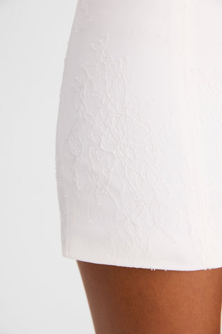 Vestido Fleur Mini – Blanco Floral