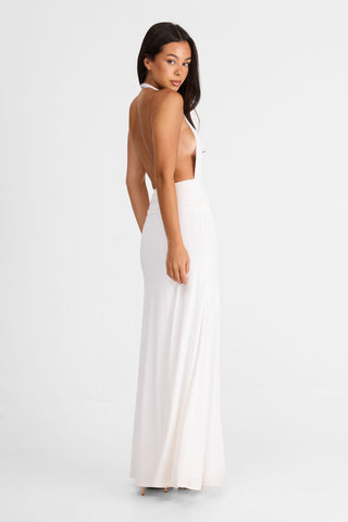 Vestido Antoinette Maxi – Blanco Imperial