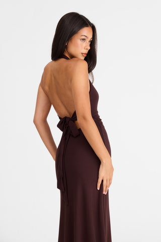 Vestido Thea Midi – Chocolate Chic