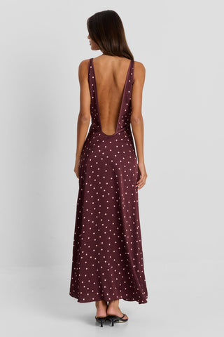 Vestido Cici Maxi – Rosa Lunares
