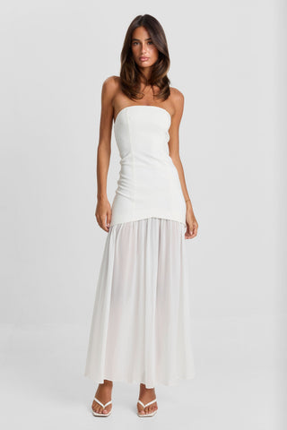 Vestido Gigi Maxi – Blanco Chic