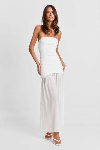 Vestido Gigi Maxi – Blanco Chic