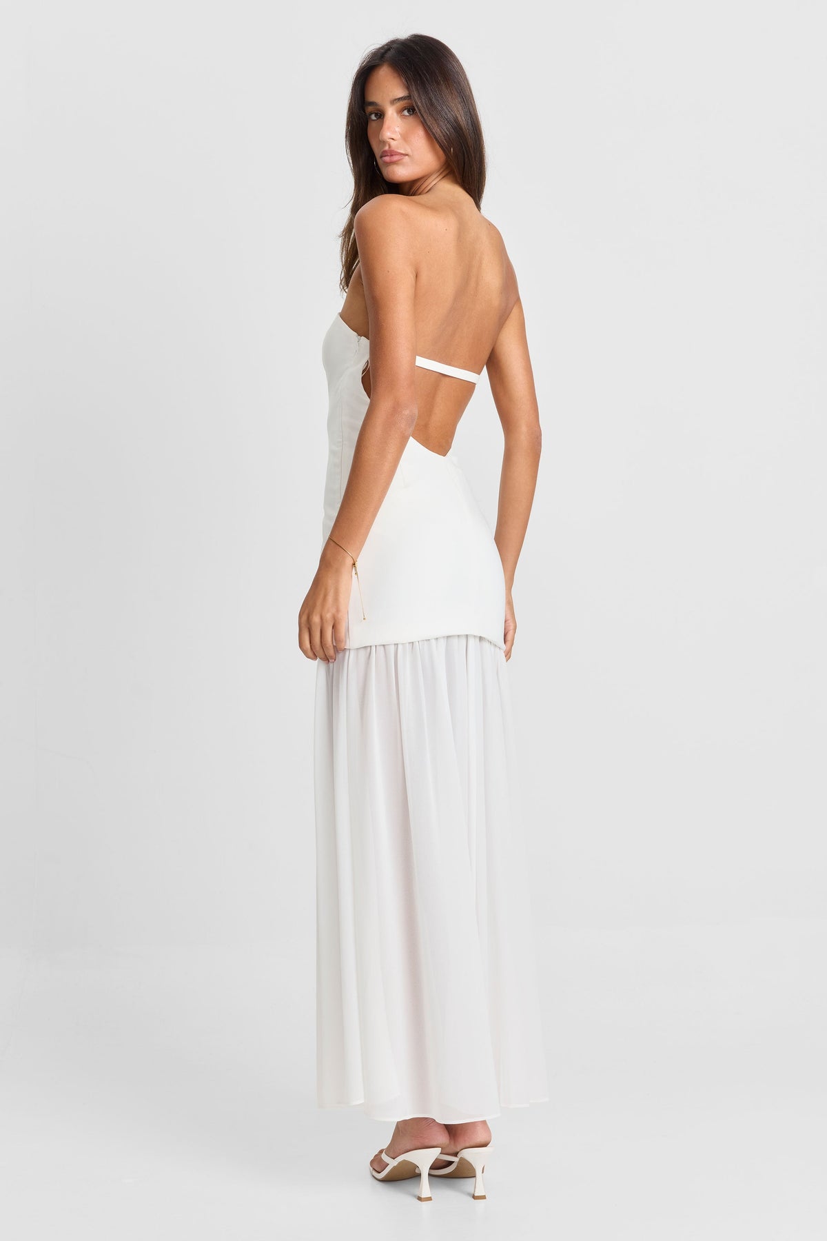 Vestido Gigi Maxi – Blanco Chic