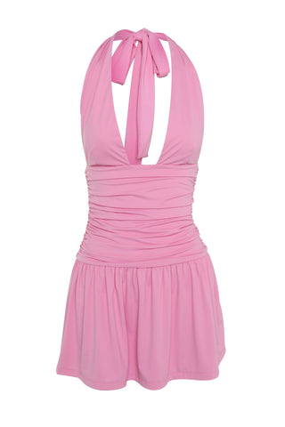 Vestido Primrose Mini – Rosa Dulce