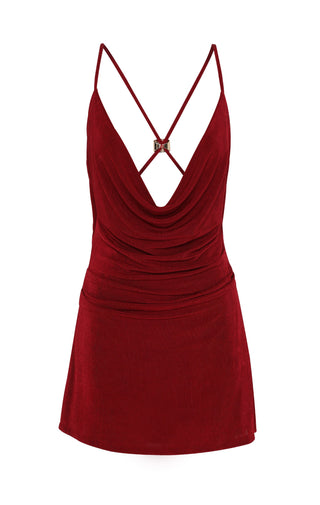 Vestido Kalani Mini – Rojo Fuego