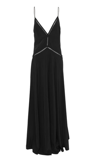 Vestido Posey Maxi – Negro Elegante