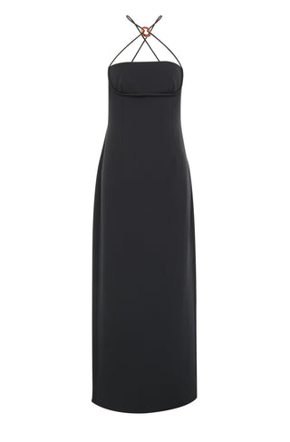 Vestido Rosalie Maxi – Negro Elegante