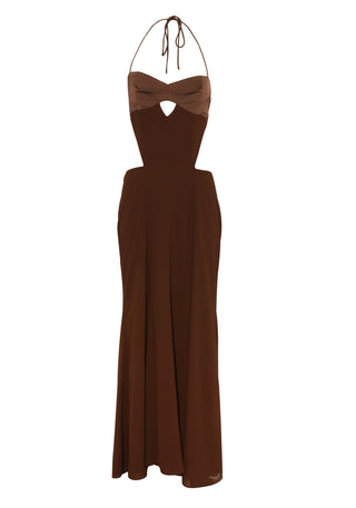 Vestido Scarlett Maxi – Chocolate Chic