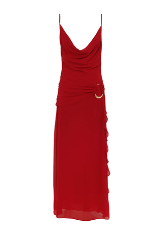 Vestido Odette Maxi – Rojo Pasión