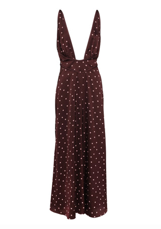 Vestido Cici Maxi – Rosa Lunares