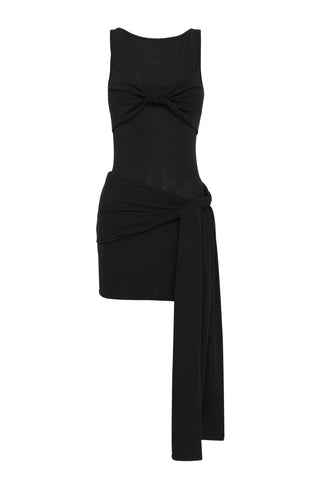 Vestido Isla Mini – Negro Elegante