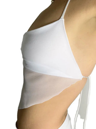 Top Mesh Minimal – Estilo Sexy