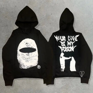 Sudaderas Skull Graphic – Y2K Hoodie